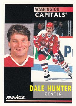 1991-92 Pinnacle #40 Dale Hunter Front