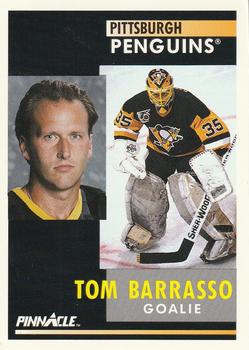 1991-92 Pinnacle #44 Tom Barrasso Front