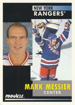 1991-92 Pinnacle #50 Mark Messier Front