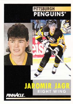 1991-92 Pinnacle #53 Jaromir Jagr Front