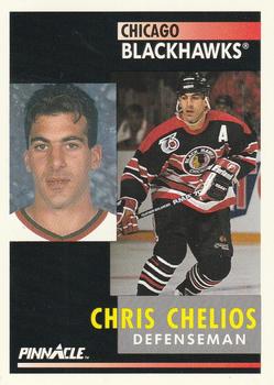 1991-92 Pinnacle #58 Chris Chelios Front