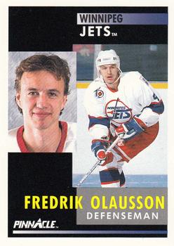 1991-92 Pinnacle #74 Fredrik Olausson Front