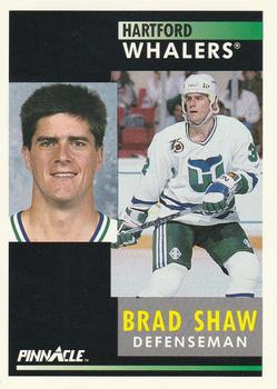 1991-92 Pinnacle #88 Brad Shaw Front