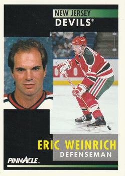 1991-92 Pinnacle #89 Eric Weinrich Front