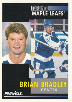 1991-92 Pinnacle #90 Brian Bradley Front