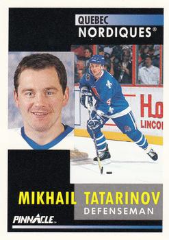 1991-92 Pinnacle #97 Mikhail Tatarinov Front