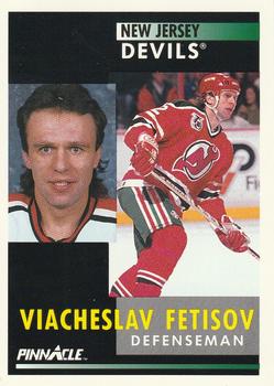 1991-92 Pinnacle #101 Viacheslav Fetisov Front