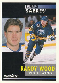 1991-92 Pinnacle #104 Randy Wood Front