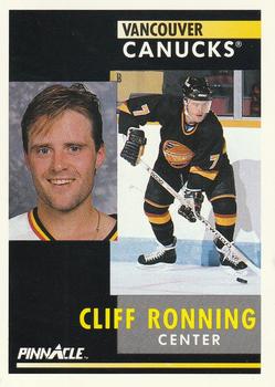1991-92 Pinnacle #106 Cliff Ronning Front