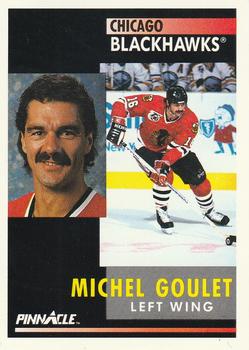 1991-92 Pinnacle #109 Michel Goulet Front