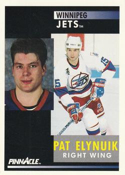 1991-92 Pinnacle #117 Pat Elynuik Front
