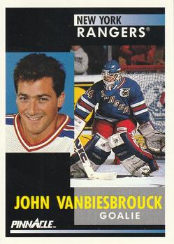1991-92 Pinnacle #121 John Vanbiesbrouck Front