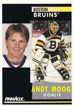 1991-92 Pinnacle #126 Andy Moog Front