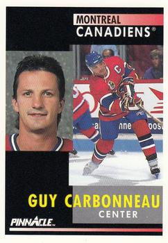 1991-92 Pinnacle #130 Guy Carbonneau Front