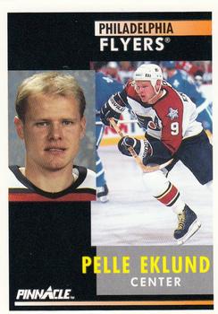 1991-92 Pinnacle #134 Pelle Eklund Front