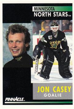 1991-92 Pinnacle #144 Jon Casey Front