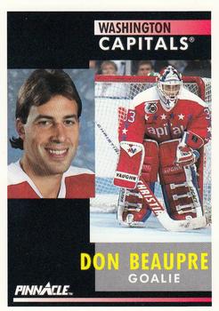 1991-92 Pinnacle #148 Don Beaupre Front