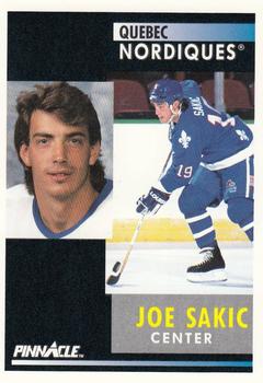 1991-92 Pinnacle #150 Joe Sakic Front