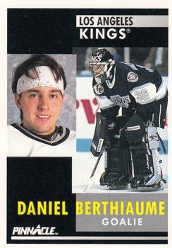 1991-92 Pinnacle #165 Daniel Berthiaume Front