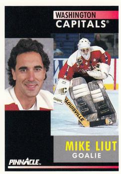 1991-92 Pinnacle #169 Mike Liut Front