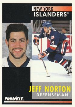 1991-92 Pinnacle #172 Jeff Norton Front