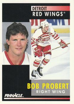 1991-92 Pinnacle #183 Bob Probert Front