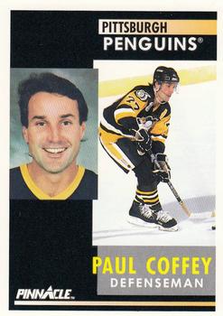 1991-92 Pinnacle #186 Paul Coffey Front