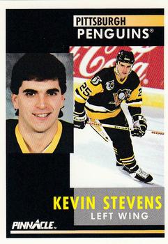 1991-92 Pinnacle #191 Kevin Stevens Front
