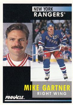 1991-92 Pinnacle #202 Mike Gartner Front