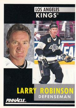 1991-92 Pinnacle #208 Larry Robinson Front