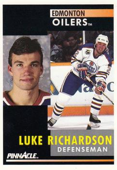 1991-92 Pinnacle #212 Luke Richardson Front