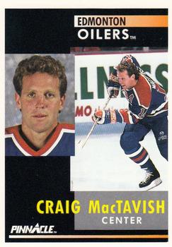 1991-92 Pinnacle #215 Craig MacTavish Front