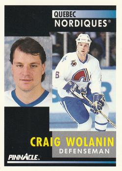 1991-92 Pinnacle #217 Craig Wolanin Front