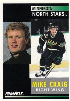 1991-92 Pinnacle #219 Mike Craig Front