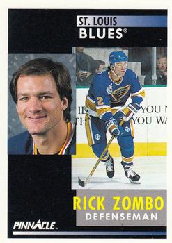 1991-92 Pinnacle #259 Rick Zombo Front