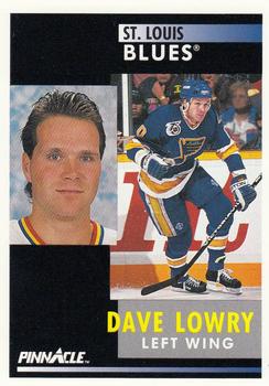 1991-92 Pinnacle #276 Dave Lowry Front