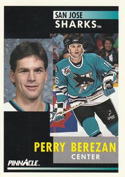 1991-92 Pinnacle #287 Perry Berezan Front