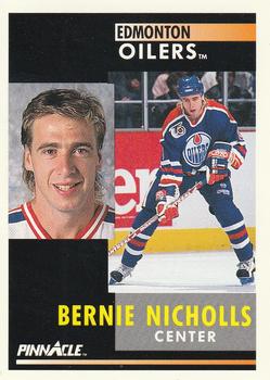 1991-92 Pinnacle #300 Bernie Nicholls Front