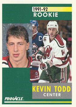 1991-92 Pinnacle #308 Kevin Todd Front