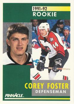 1991-92 Pinnacle #332 Corey Foster Front