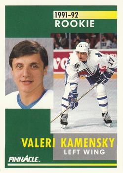 1991-92 Pinnacle #340 Valeri Kamensky Front