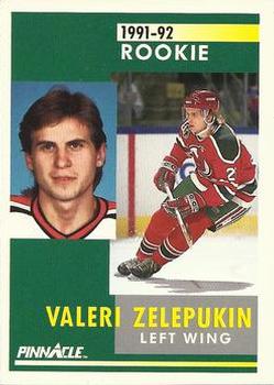 1991-92 Pinnacle #354 Valeri Zelepukin Front