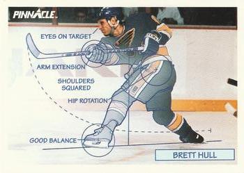 1991-92 Pinnacle #376 Brett Hull Front