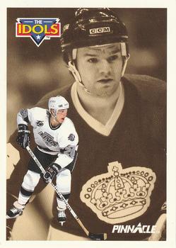 1991-92 Pinnacle #385 Luc Robitaille / Marcel Dionne Front
