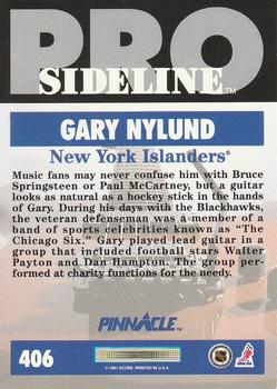 1991-92 Pinnacle #406 Gary Nylund Back