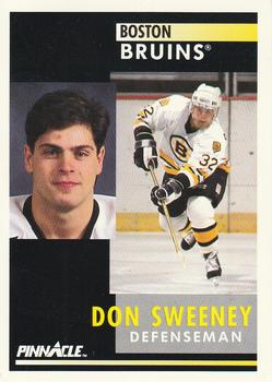 1991-92 Pinnacle #419 Don Sweeney Front