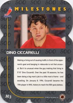1998-99 Be a Player - All-Star Milestones #M3 Dino Ciccarelli Back
