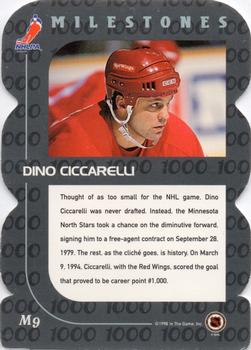 1998-99 Be a Player - All-Star Milestones #M9 Dino Ciccarelli Back