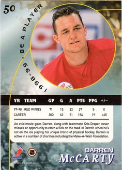 1998-99 Be a Player - Gold Atlanta National #50 Darren McCarty Back