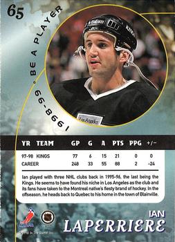 1998-99 Be a Player - Gold Atlanta National #65 Ian Laperriere Back